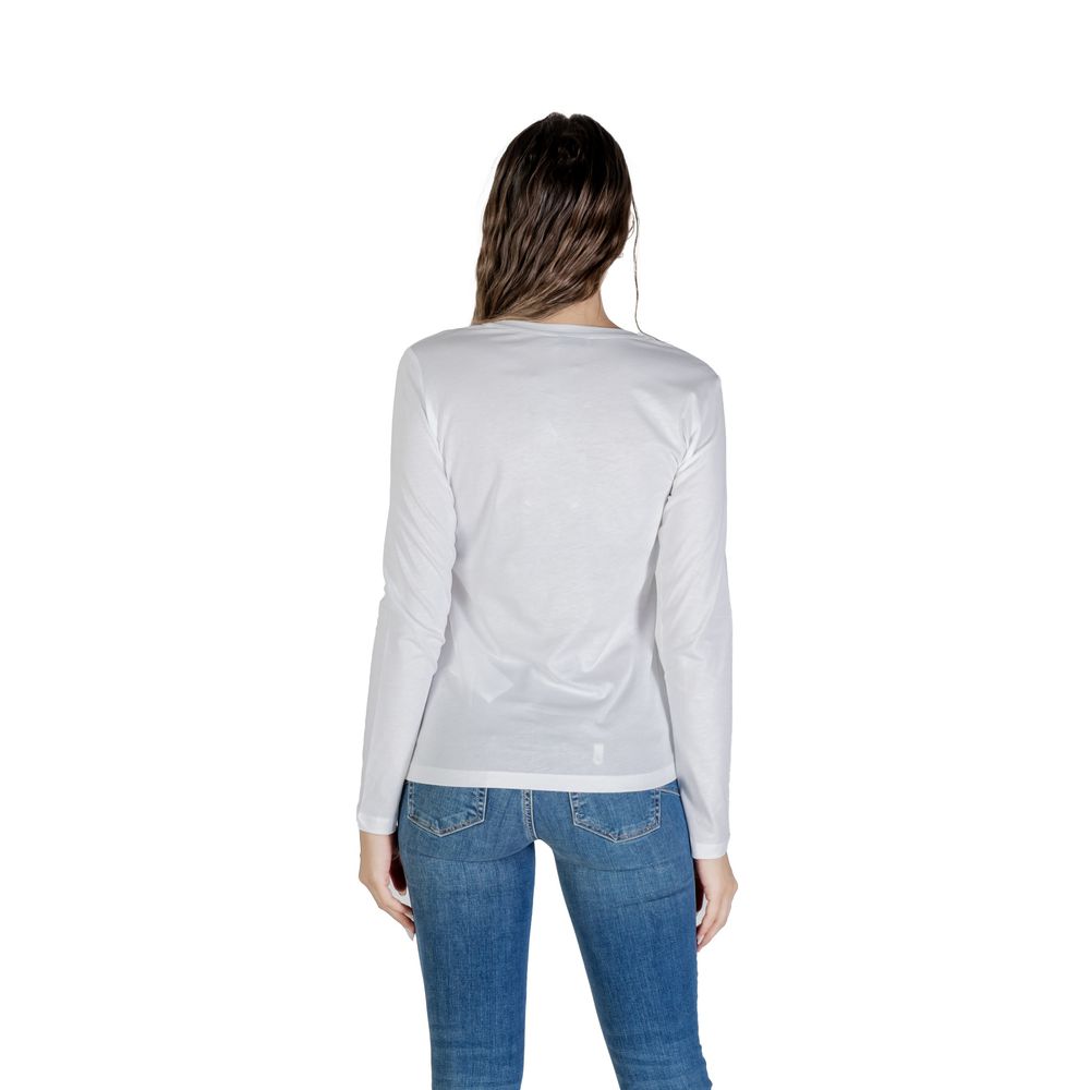 Liu Jo Zweifarbige Baumwoll-Langarmshirt