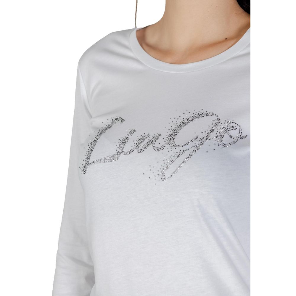 Liu Jo Zweifarbige Baumwoll-Langarmshirt