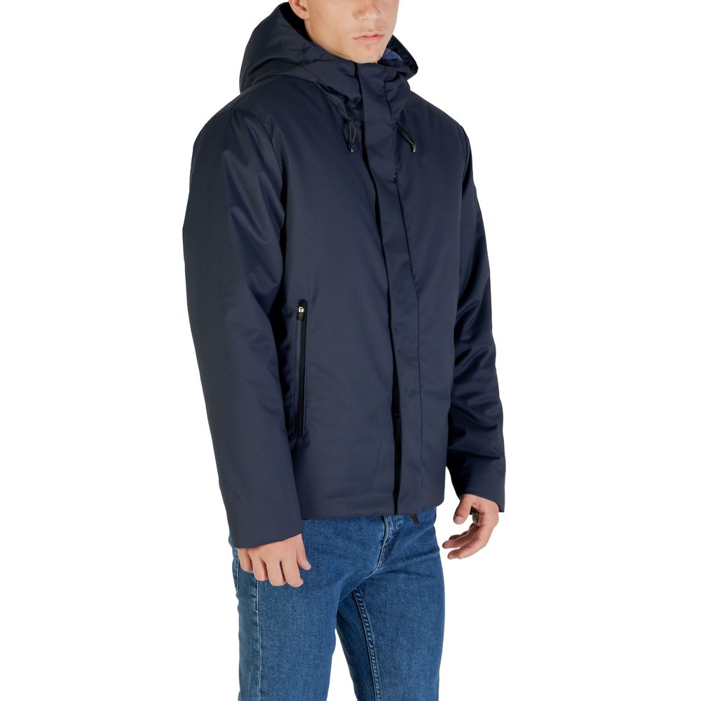 EA7 Emporio Armani Blauer Polyester-Mantel