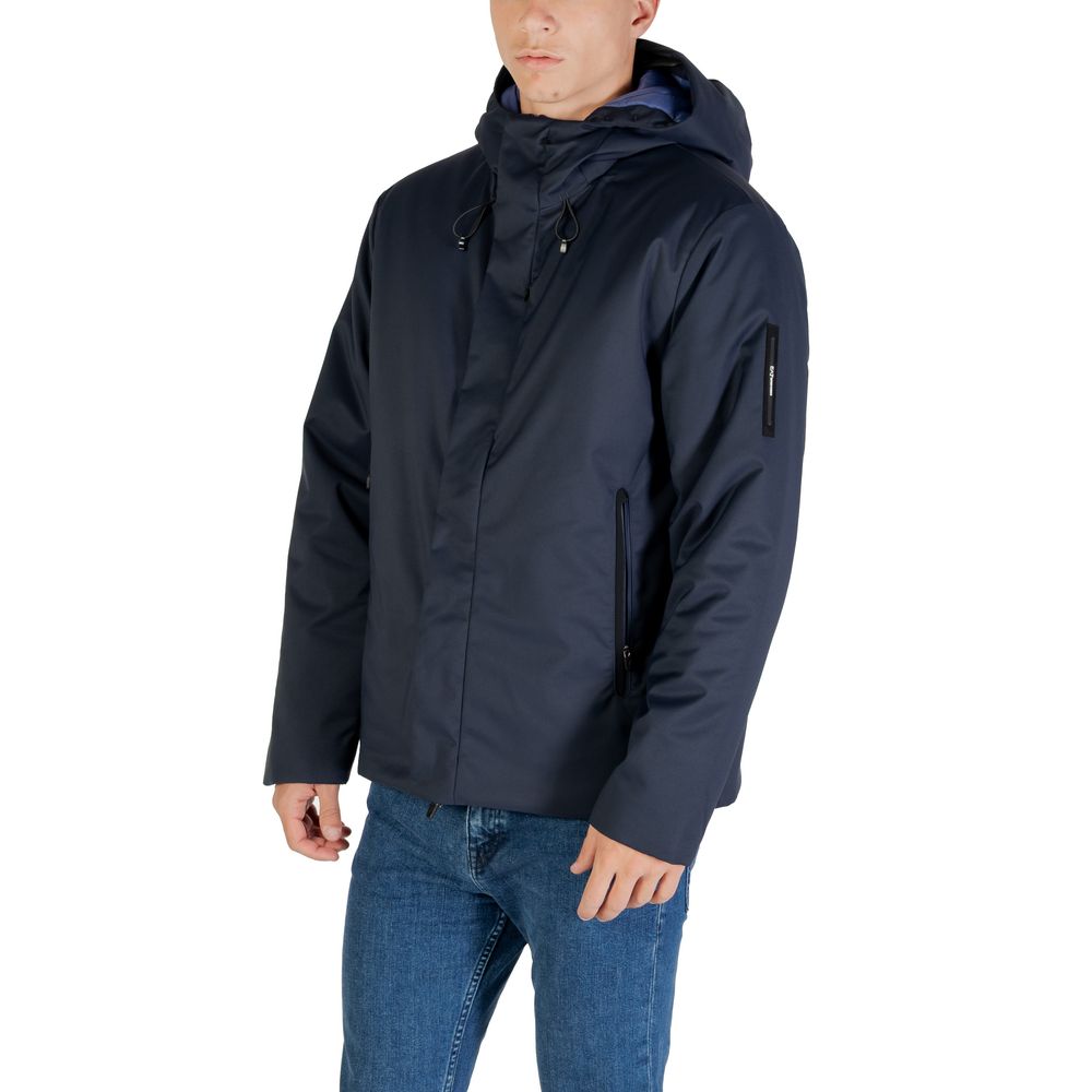 EA7 Emporio Armani Blauer Polyester-Mantel