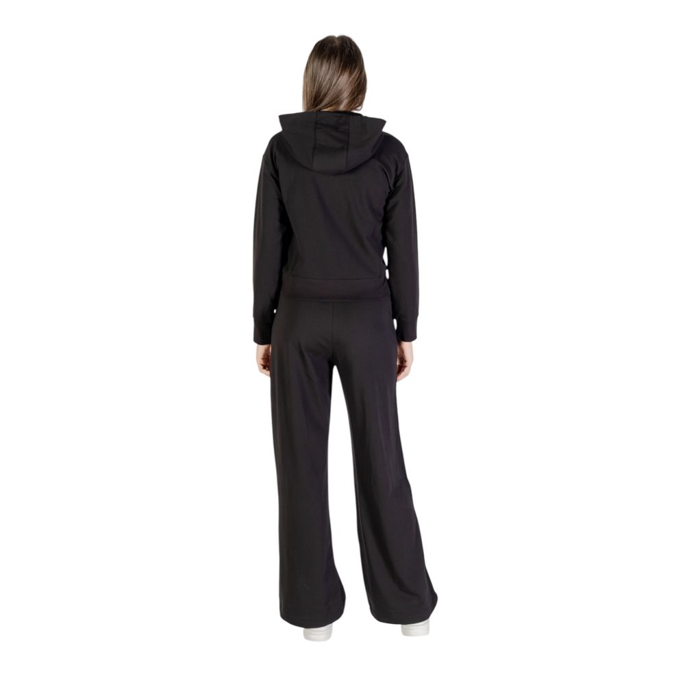 EA7 Emporio Armani Schwarzer Baumwoll-Trainingsanzug