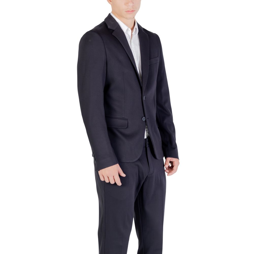 Antony Morato Blauer Viskose-Blazer