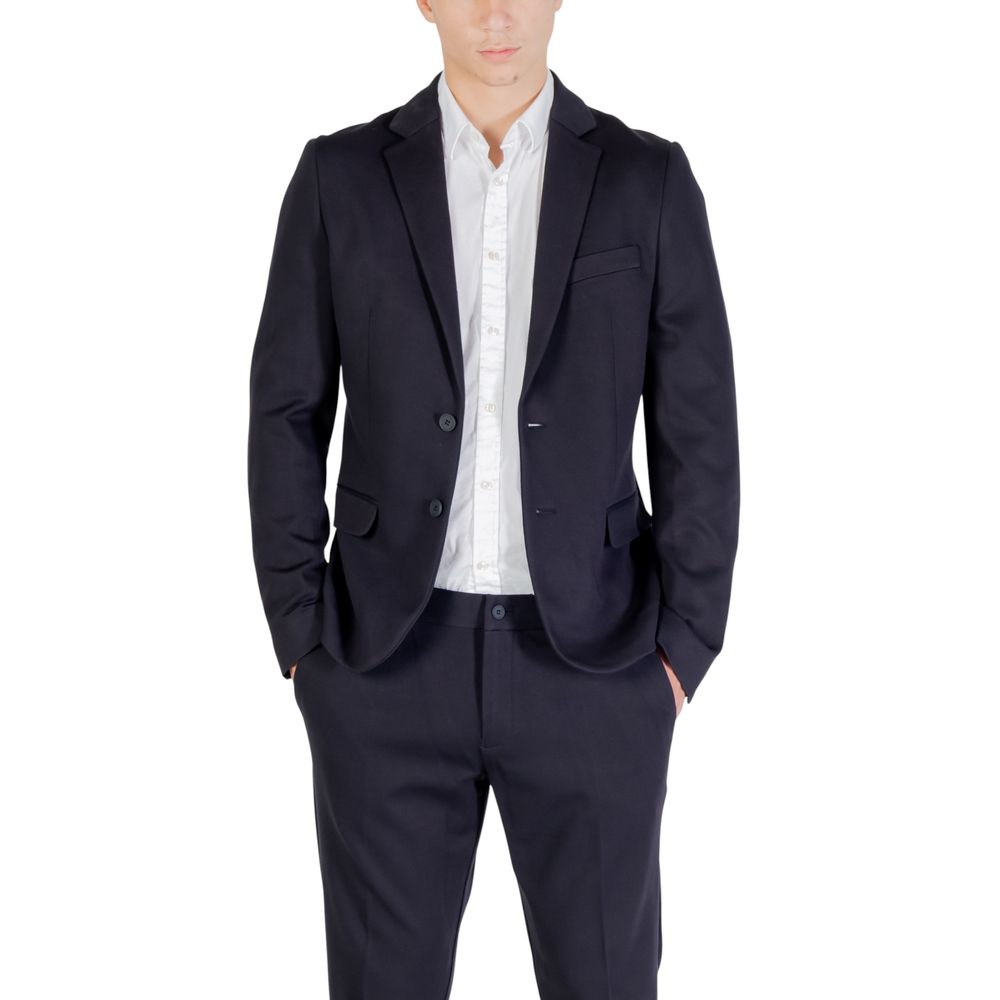 Antony Morato Blauer Viskose-Blazer
