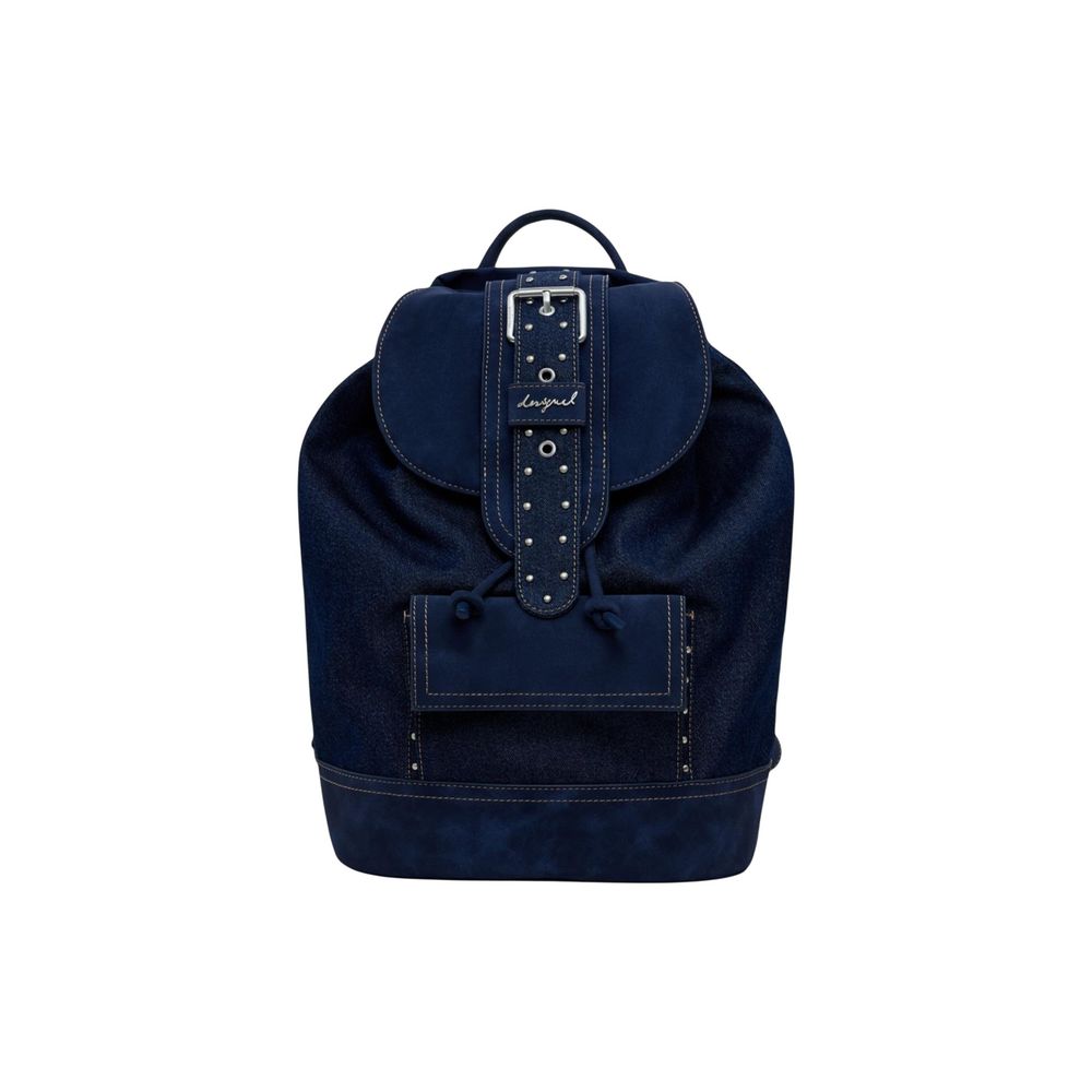 Desigual Blauer Rucksack aus Polyethylen