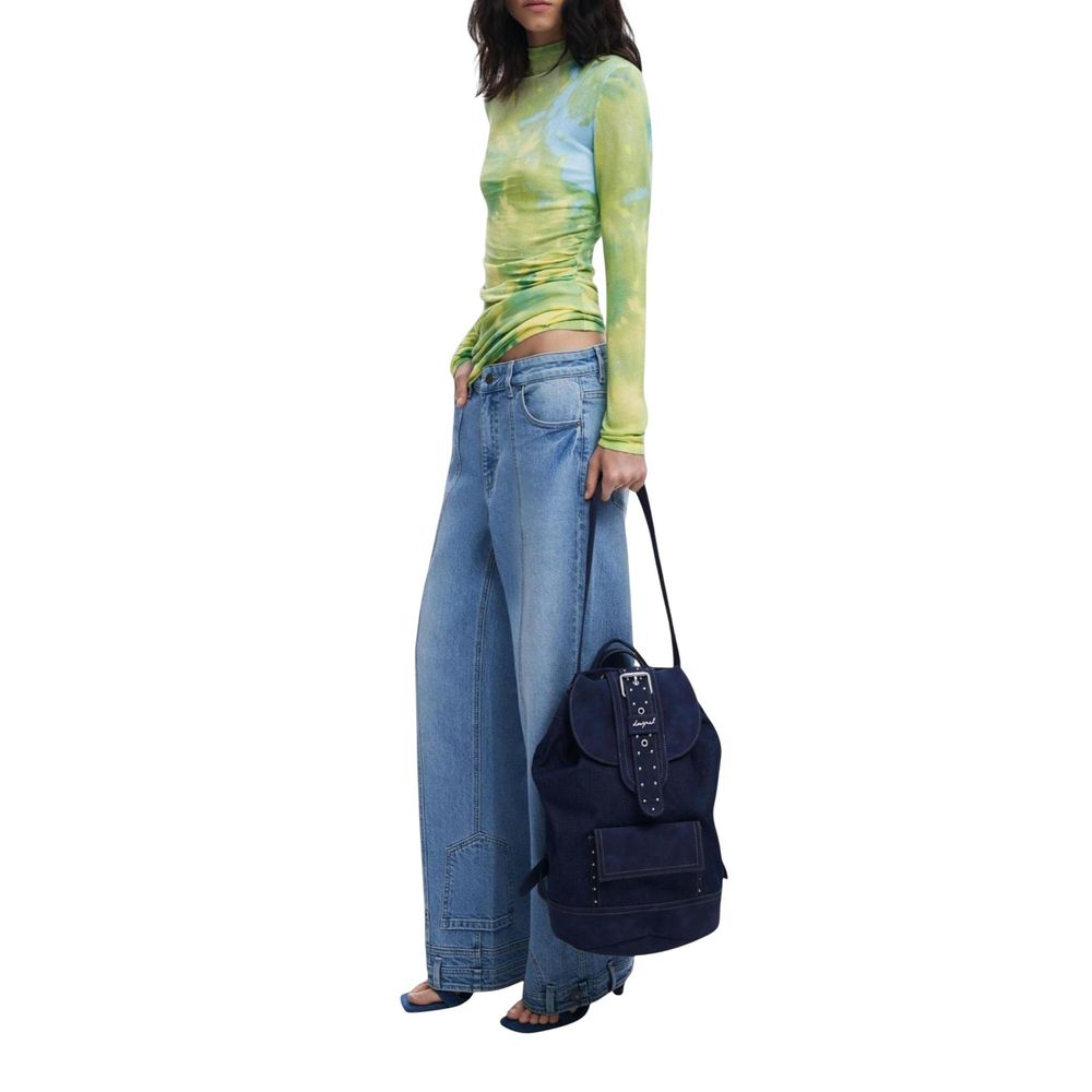 Desigual Blauer Rucksack aus Polyethylen