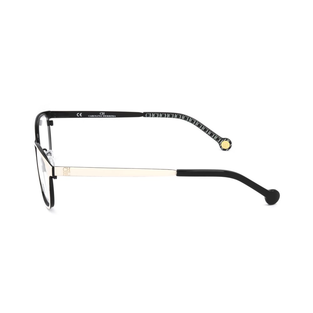 Carolina Herrera Schwarze Edelstahlbrille (Gestell)