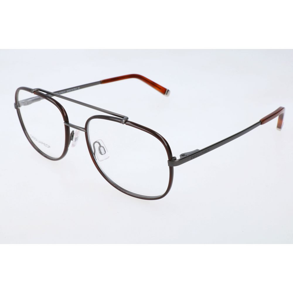 Dsquared² Braune Metallbrille (Fassung)