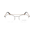 Ermenegildo Zegna Grey Metal Glasses (Frame)