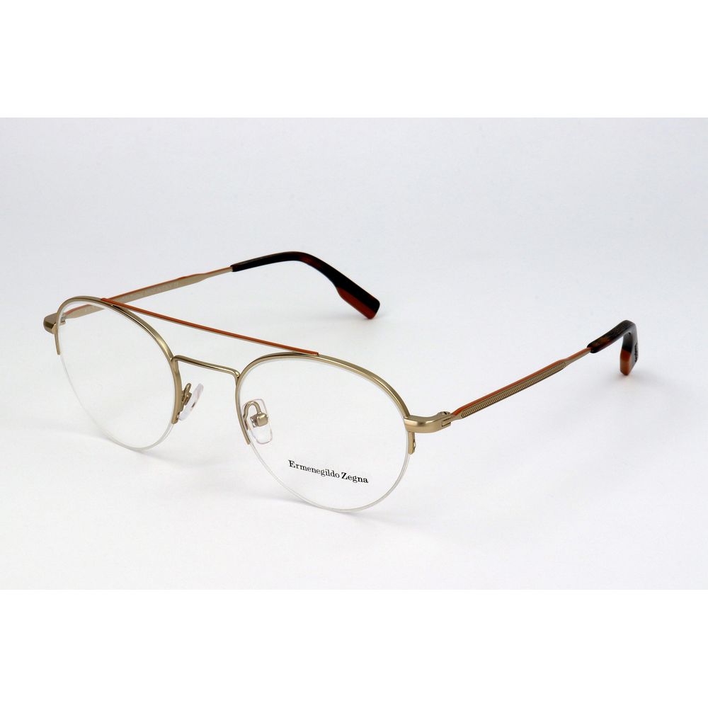 Ermenegildo Zegna Glasses in Gold Metal (Frame)