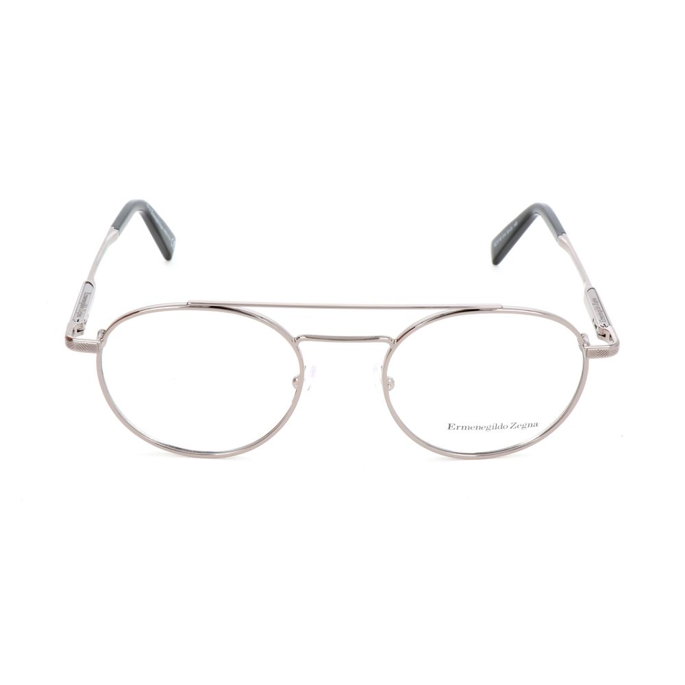 Ermenegildo Zegna Graue Metallbrille (Gestell)