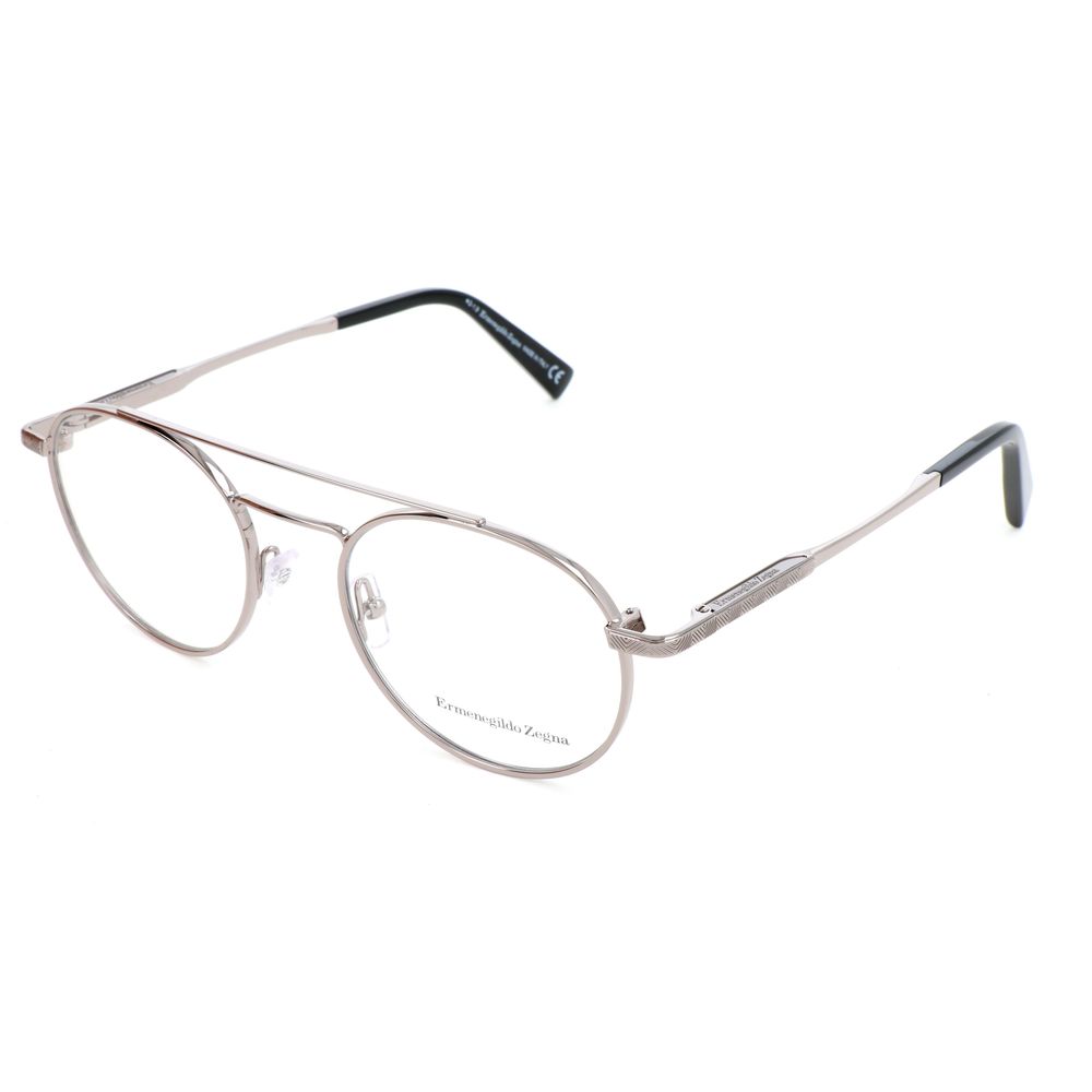 Ermenegildo Zegna Graue Metallbrille (Gestell)