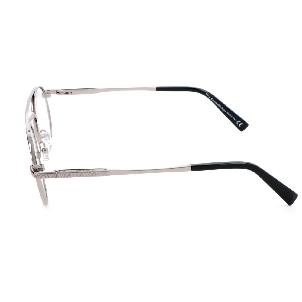 Ermenegildo Zegna Graue Metallbrille (Gestell)