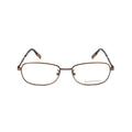 Ermenegildo Zegna Brown Metal Glasses (Frame)