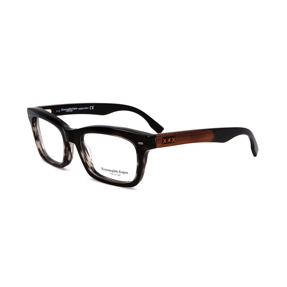 Ermenegildo Zegna Grey Acetate Glasses (Frame)