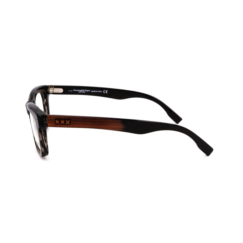 Ermenegildo Zegna Grey Acetate Glasses (Frame)