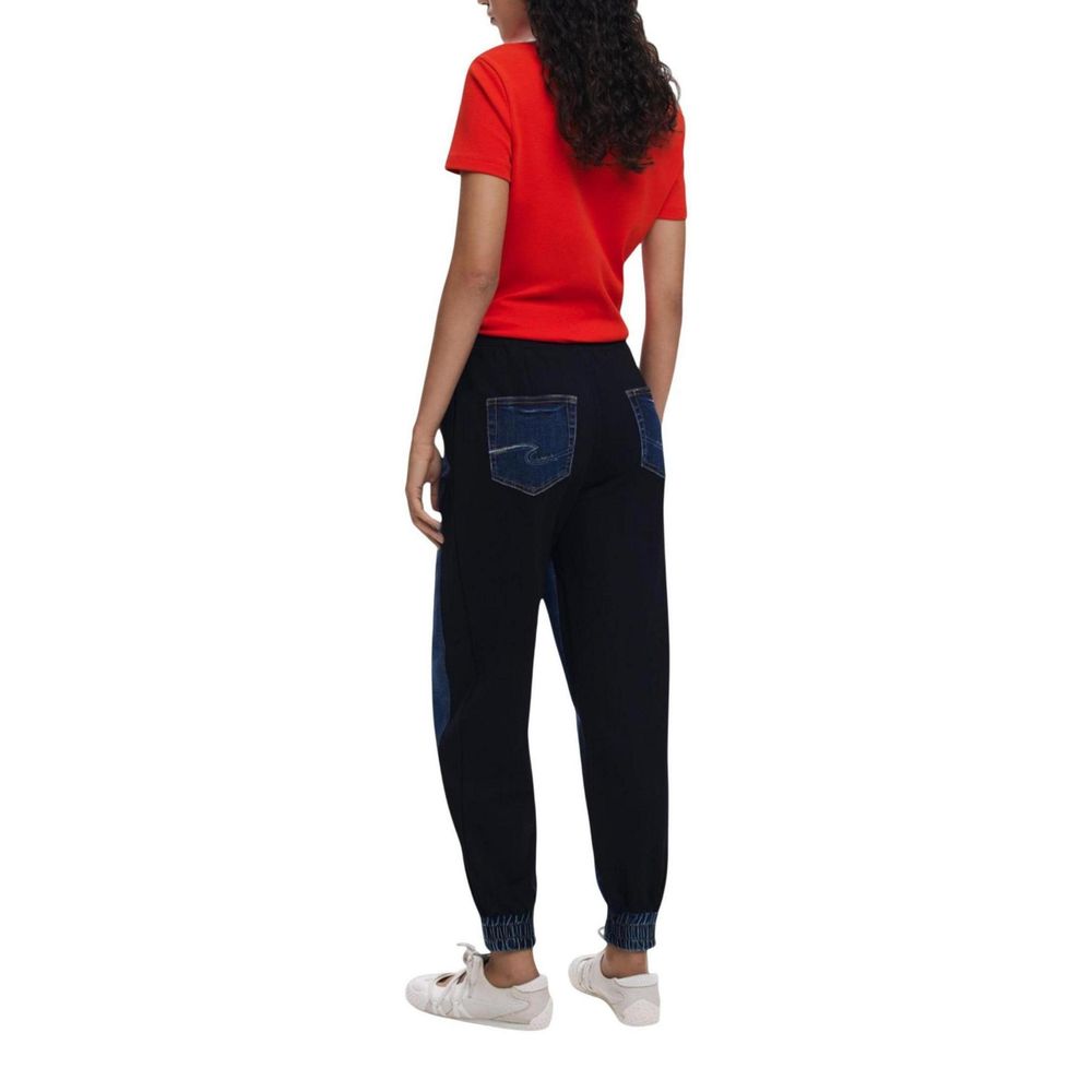 Desigual Blue Cotton Joggers (Tracksuit Bottoms)