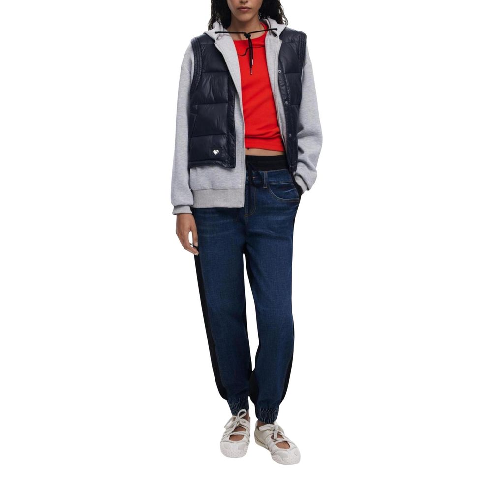 Desigual Blue Cotton Joggers (Tracksuit Bottoms)