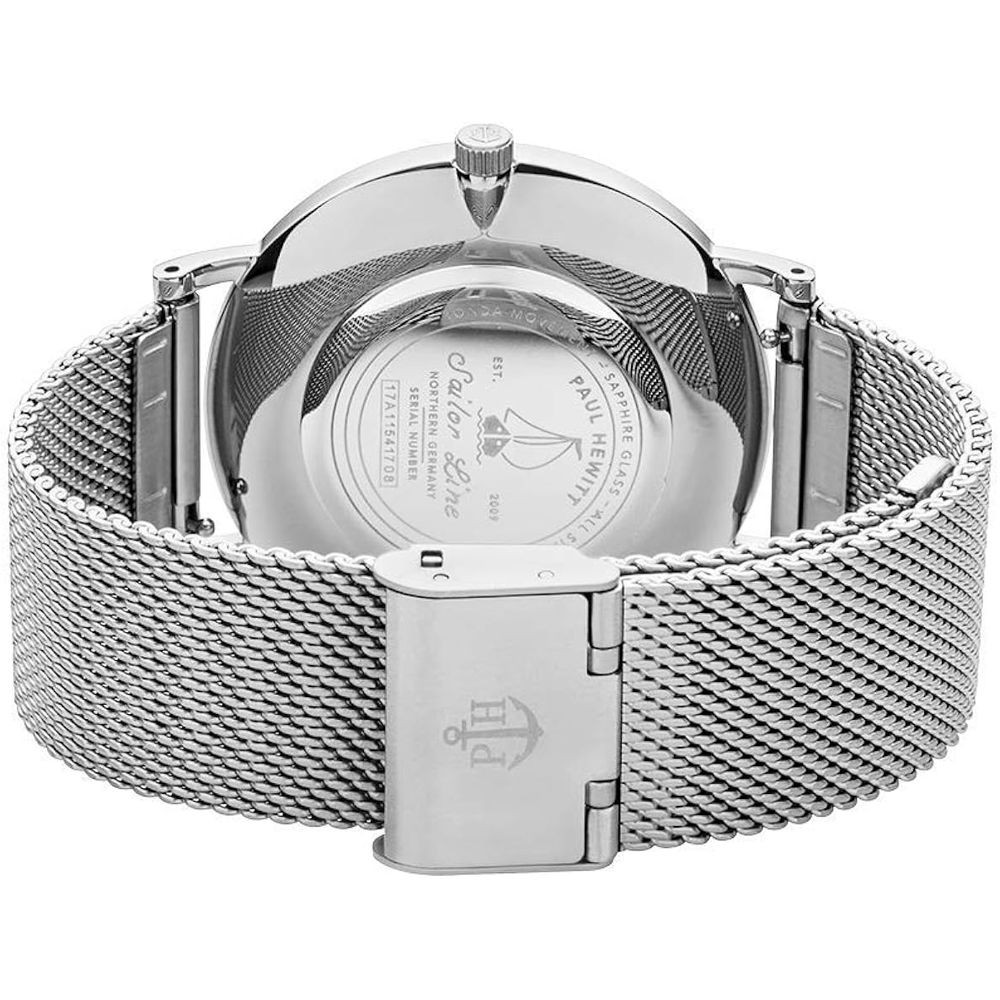 PAUL HEWITT Graue Edelstahl-Dresswatch