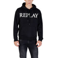 Replay Schwarzer Baumwoll-Hoodie