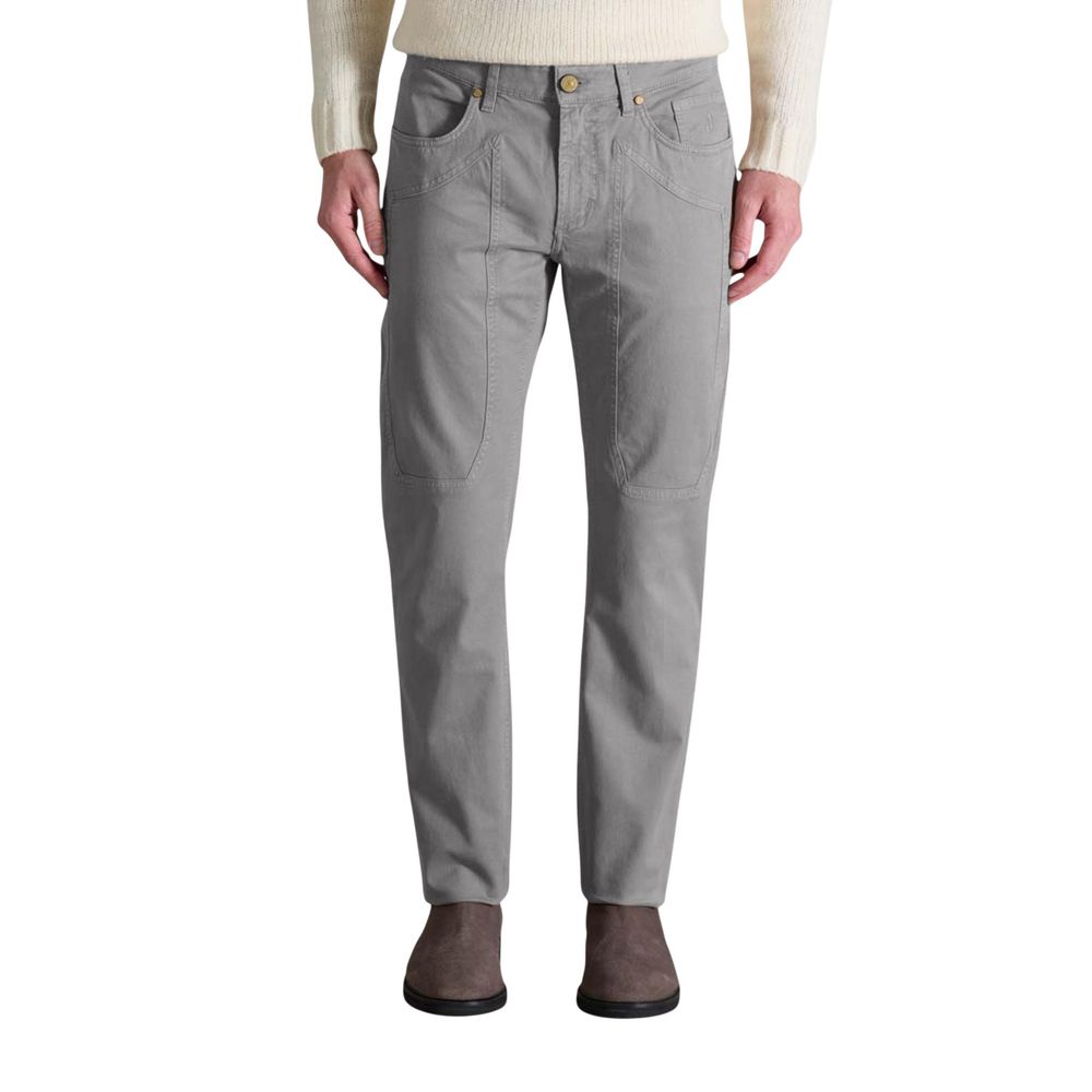 Jeckerson Graue Skinny Jeans aus Baumwolle