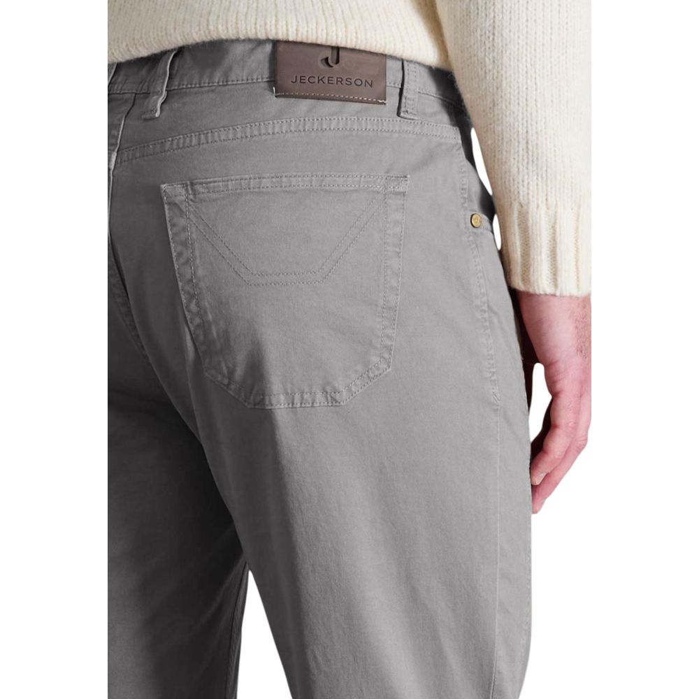 Jeckerson Graue Skinny Jeans aus Baumwolle