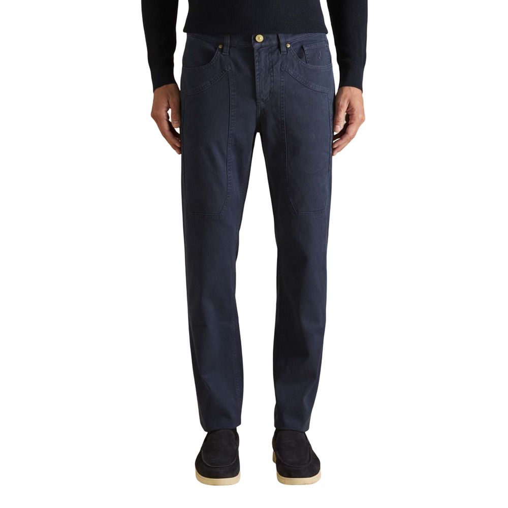 Jeckerson Blaue Baumwoll-Skinny-Jeans