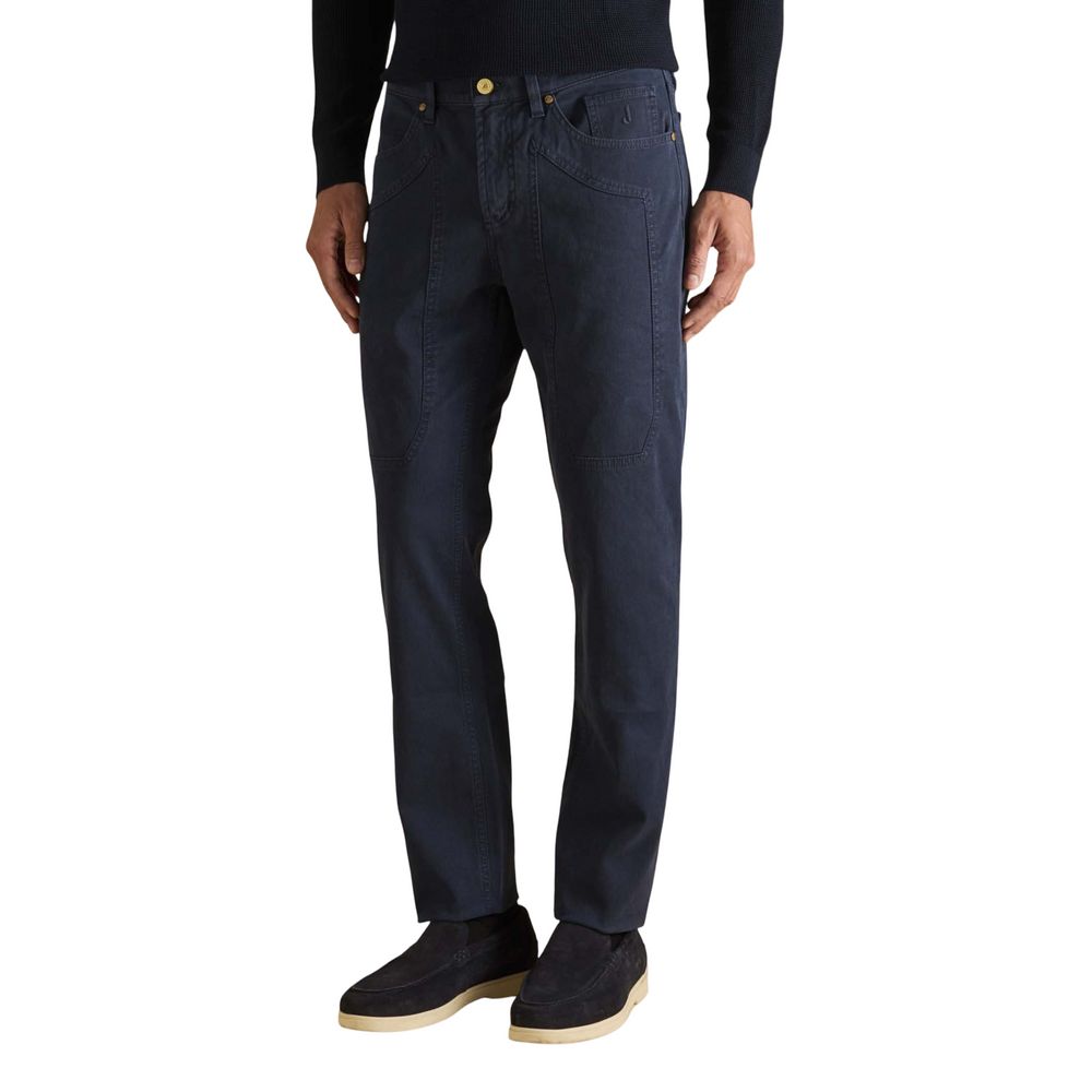 Jeckerson Blaue Baumwoll-Skinny-Jeans