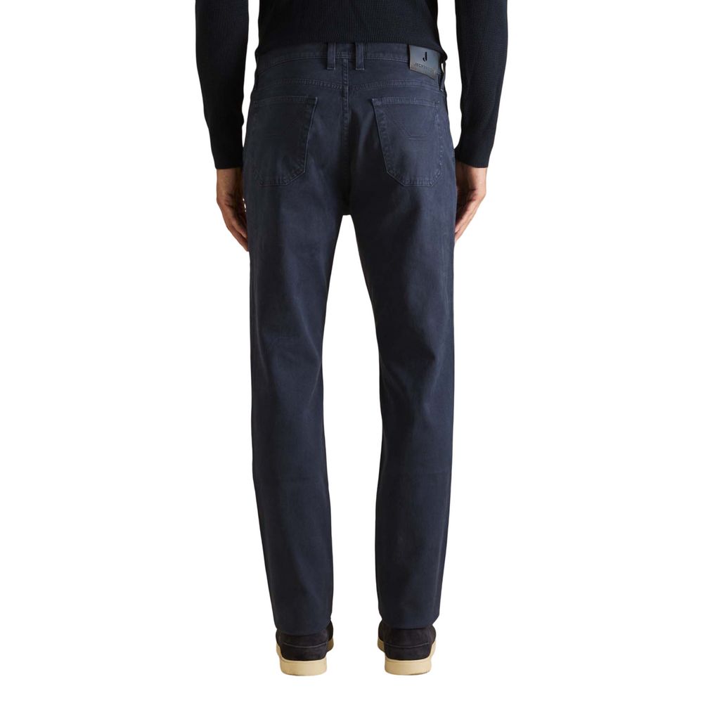 Jeckerson Blaue Baumwoll-Skinny-Jeans