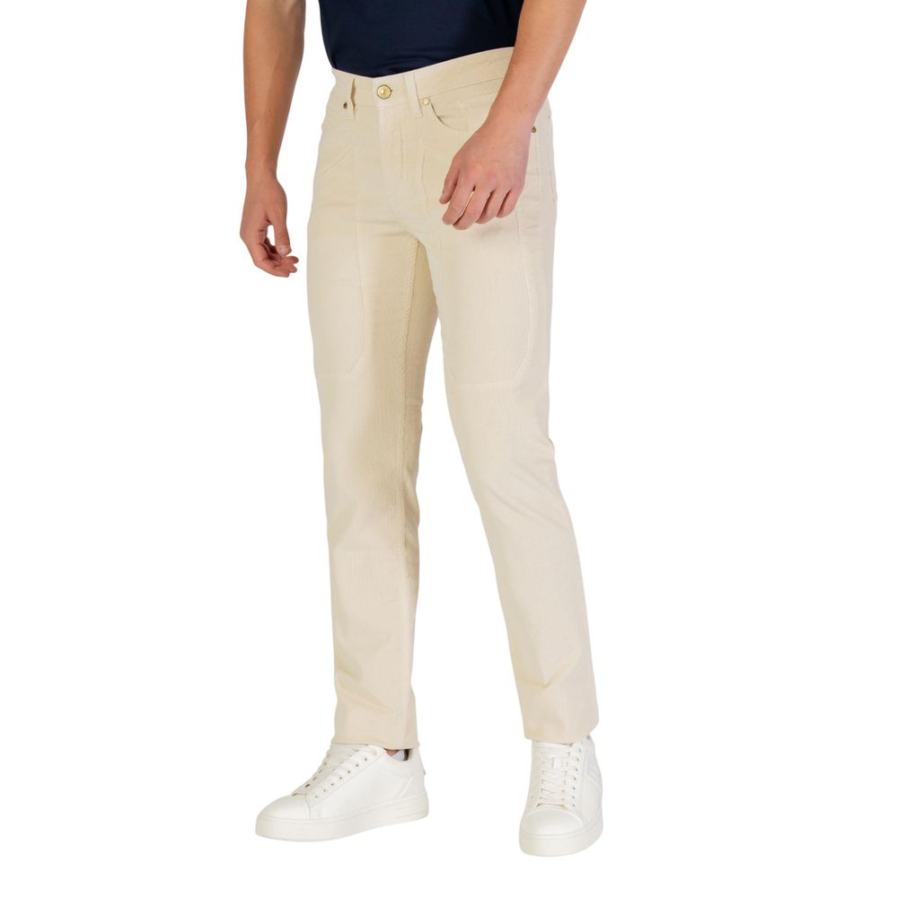 Jeckerson Creme Baumwoll Skinny Jeans