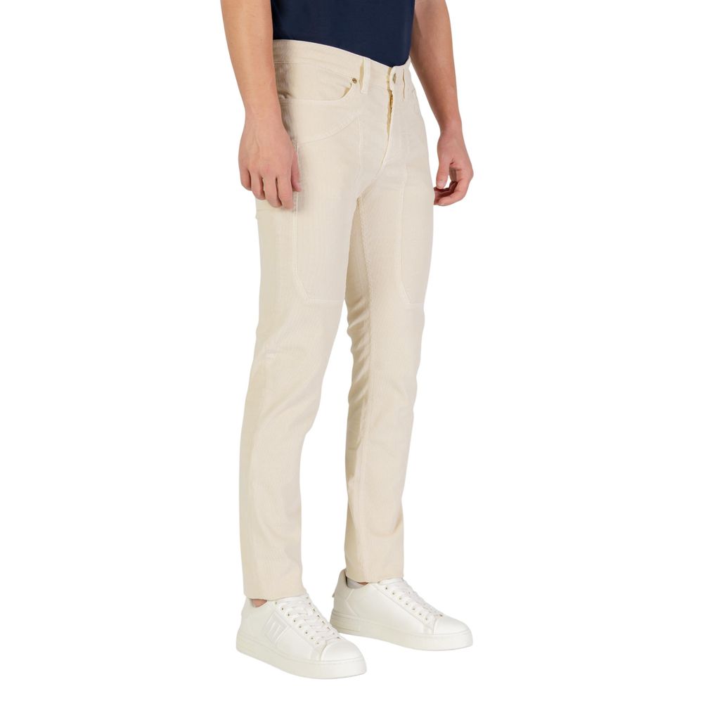 Jeckerson Creme Baumwoll Skinny Jeans