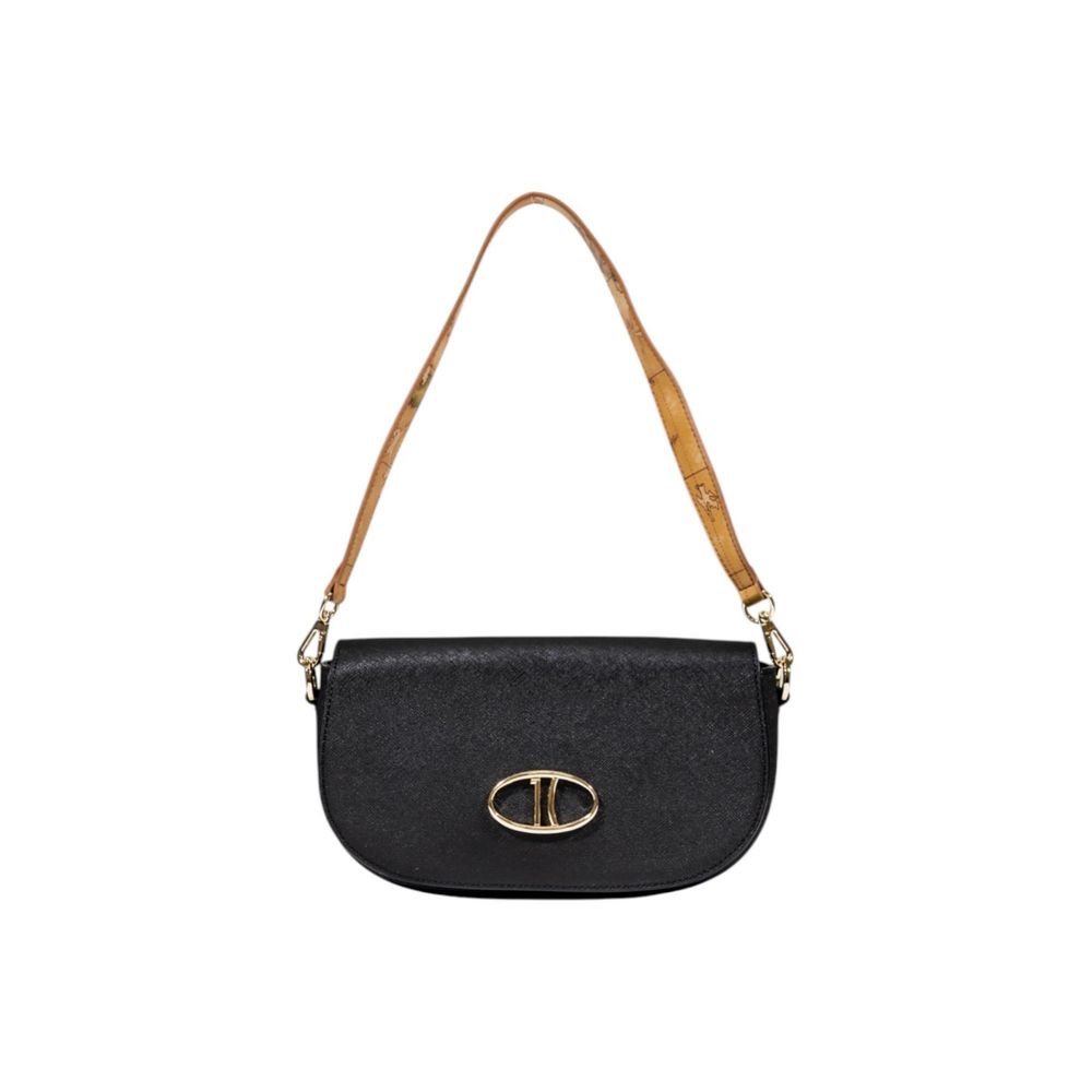 Alviero Martini Prima Classe Black PVC Handbag