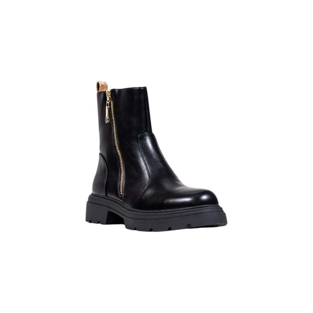 Alviero Martini Prima Classe Schwarze Ankle Boots aus Polyethylen