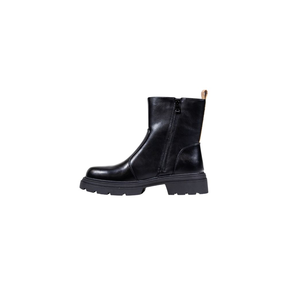 Alviero Martini Prima Classe Schwarze Ankle Boots aus Polyethylen