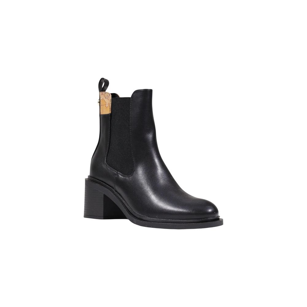 Alviero Martini Prima Classe Schwarze Ankle Boots aus Polyethylen