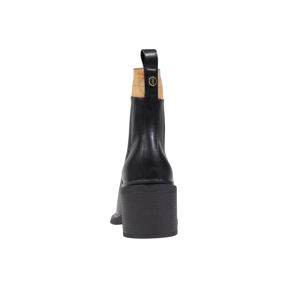 Alviero Martini Prima Classe Schwarze Ankle Boots aus Polyethylen