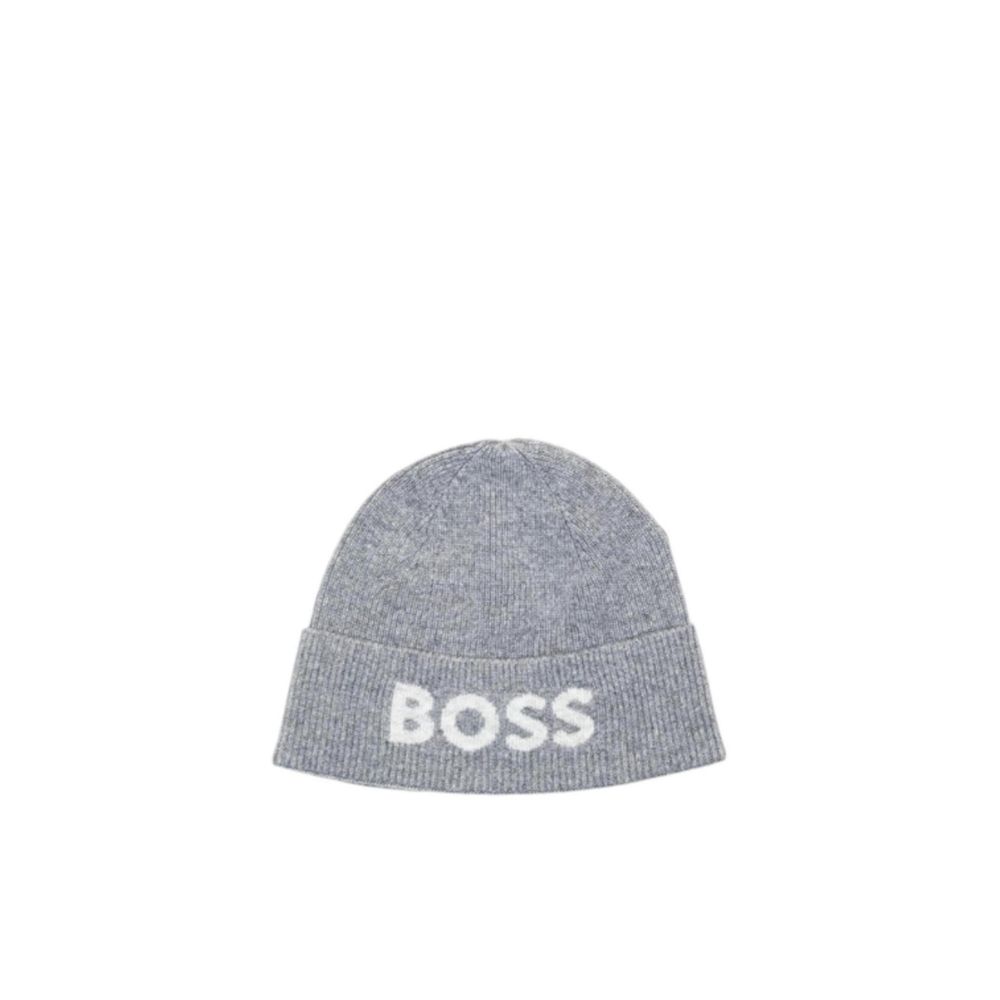 Hugo Boss Graue Baseballkappe aus recyceltem Polyamid