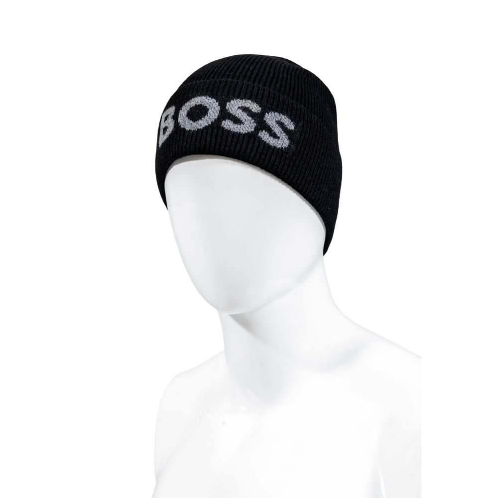 Hugo Boss Schwarze Kappe aus recyceltem Polyamid (Baseballkappe)