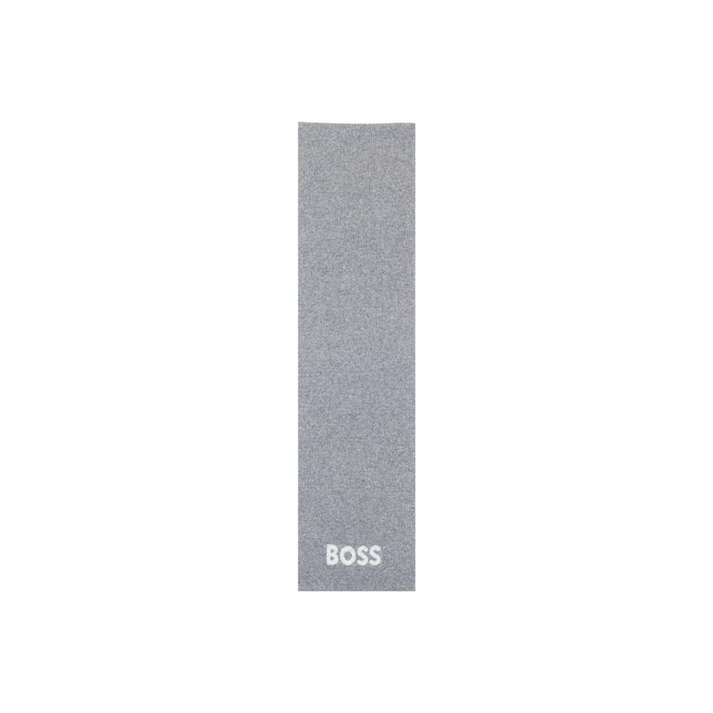 Hugo Boss Grauer Schal aus Polyacryl