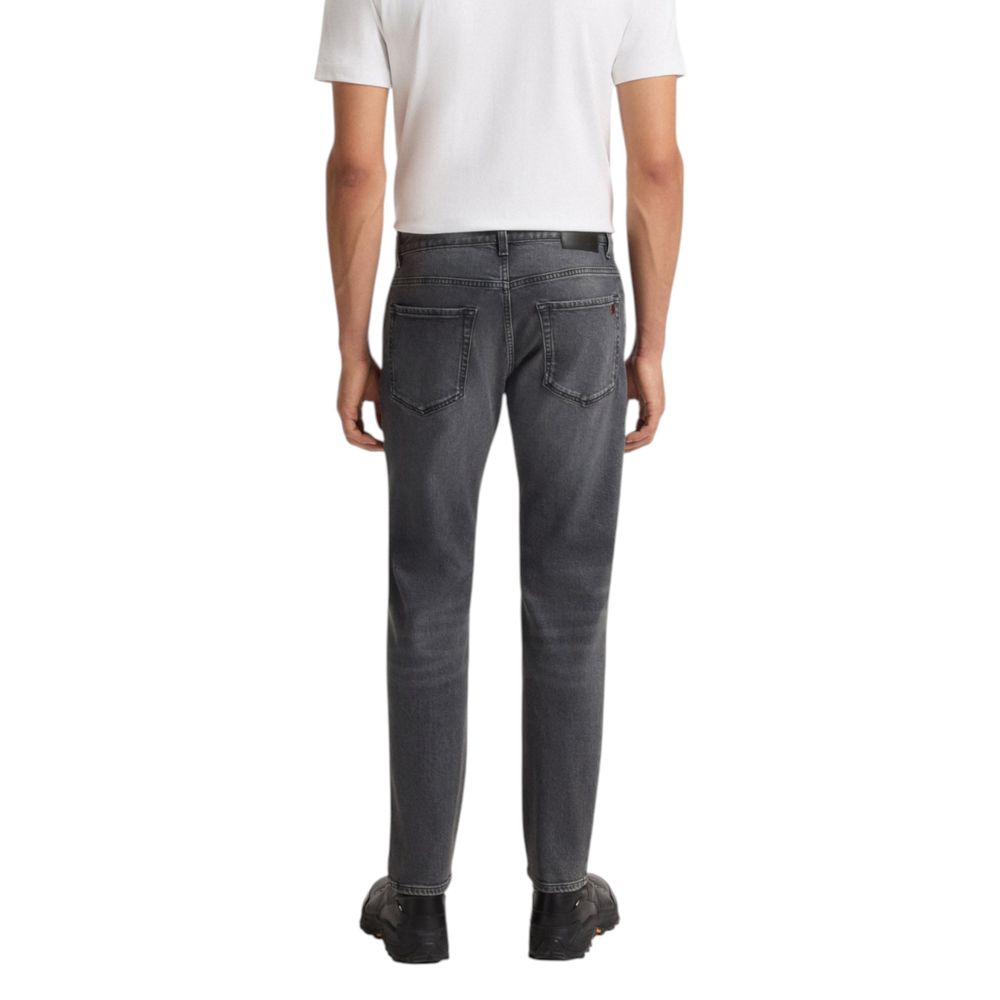 Hugo Boss Graue Jeans aus Baumwolle im Relaxed Fit