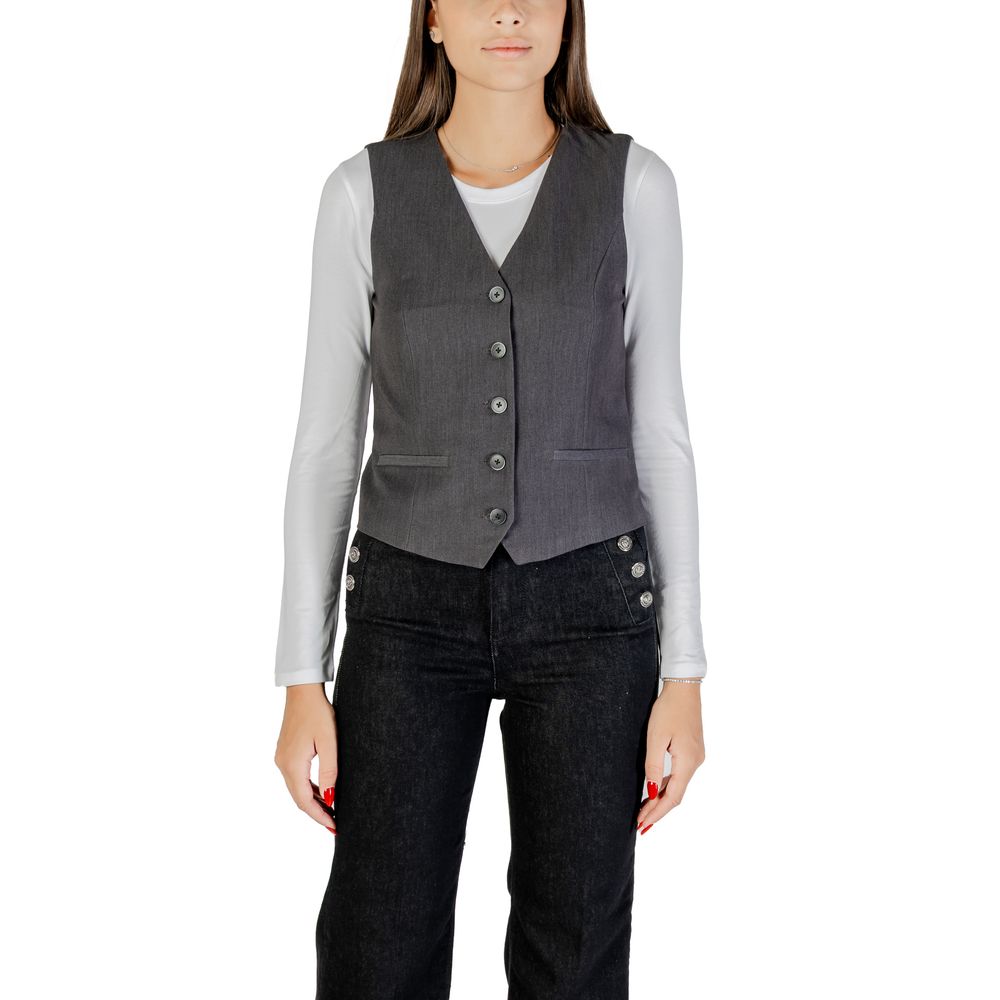 Only Graue Weste aus Polyester