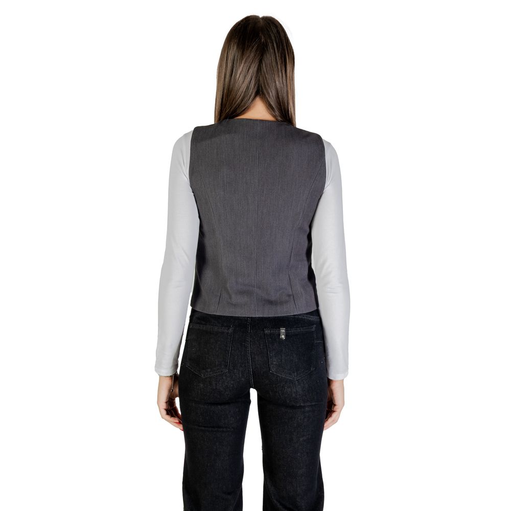 Only Graue Weste aus Polyester