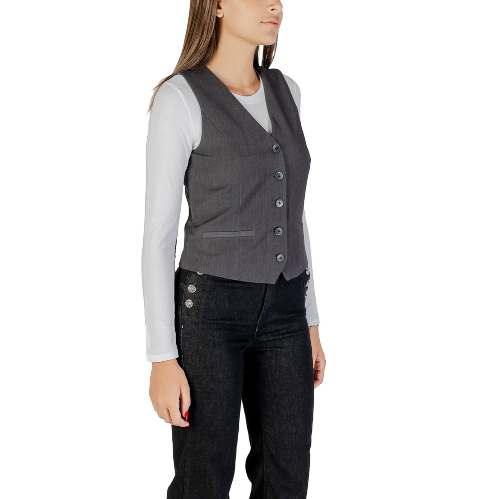 Only Graue Weste aus Polyester