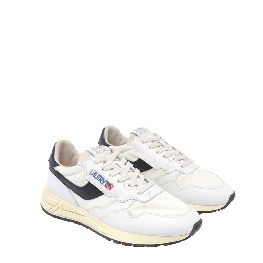 Autry Weiße Leder Low-Top-Sneaker