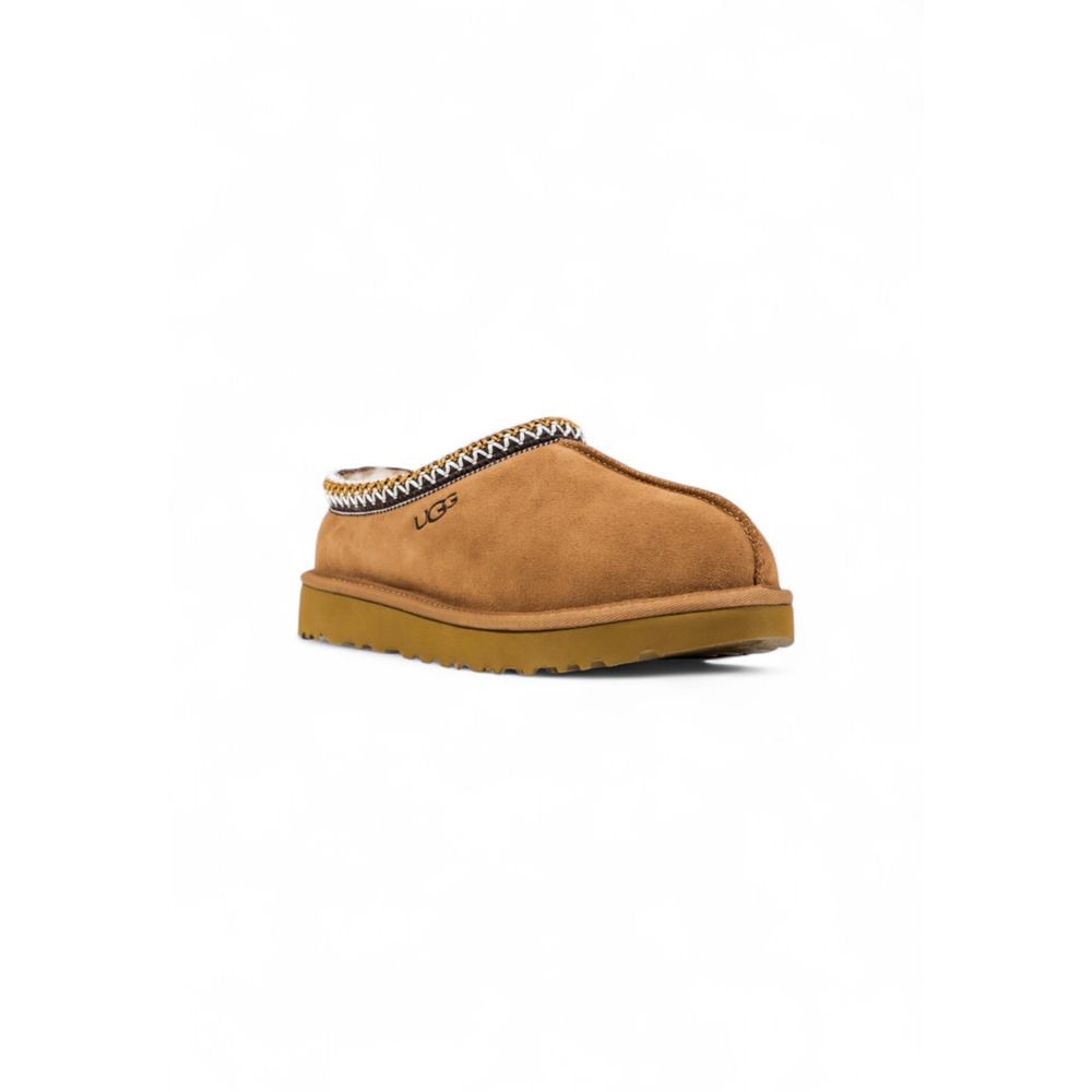 UGG Beige Leder-Stiefeletten