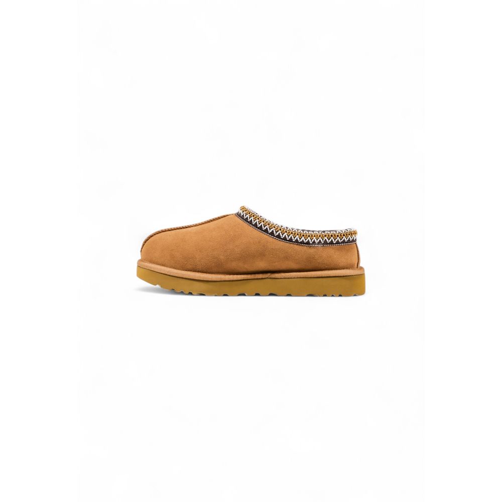 UGG Beige Leder-Stiefeletten