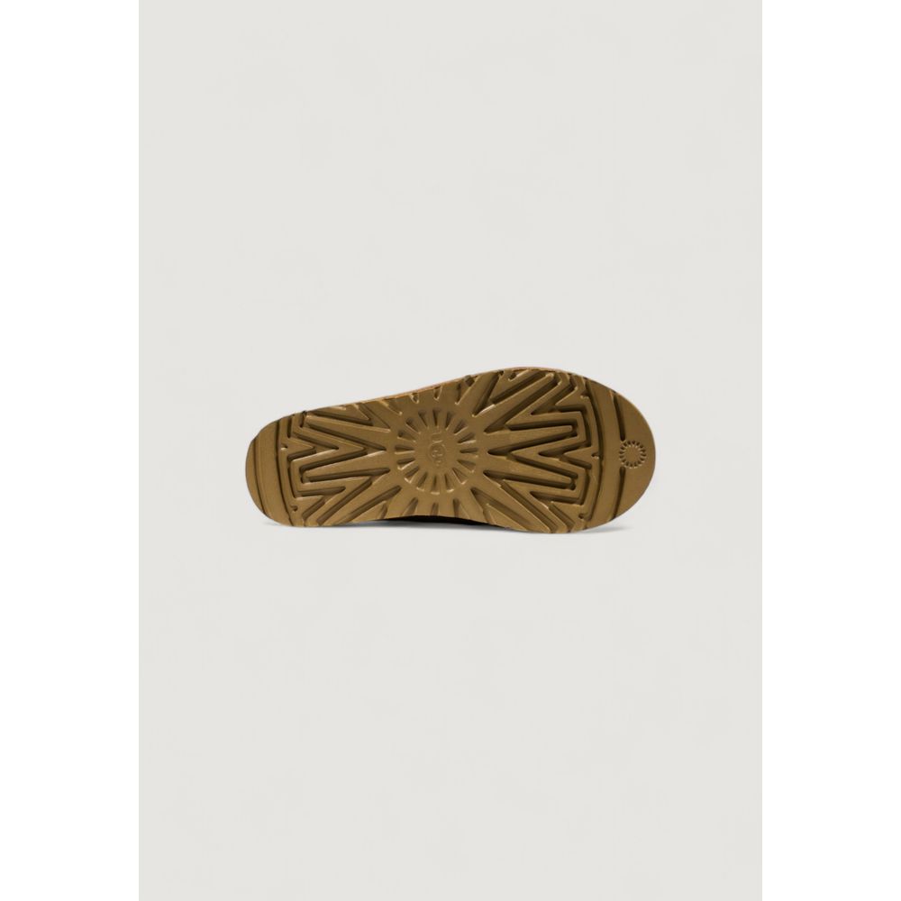 UGG Beige Leder-Stiefeletten