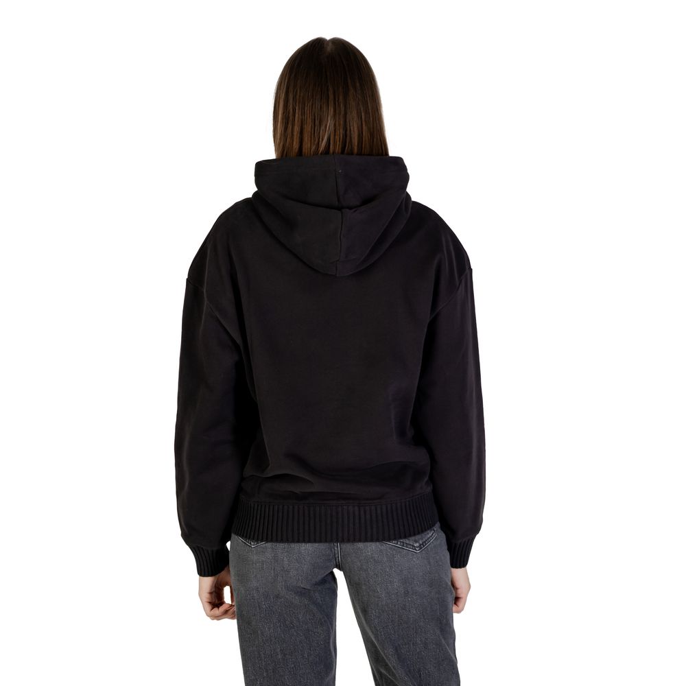 Calvin Klein Jeans Schwarzer Baumwoll-Hoodie