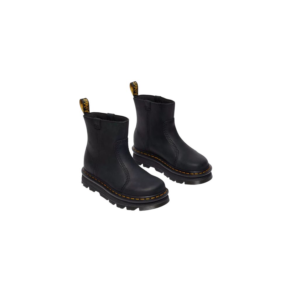 Dr. Martens Schwarze Leder-Ankle Boots