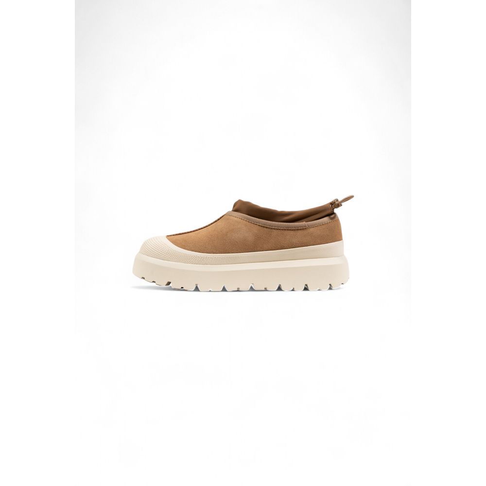 UGG Beige Suede Clogs