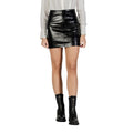 Jacqueline De Yong Schwarzer Minirock aus Polyester